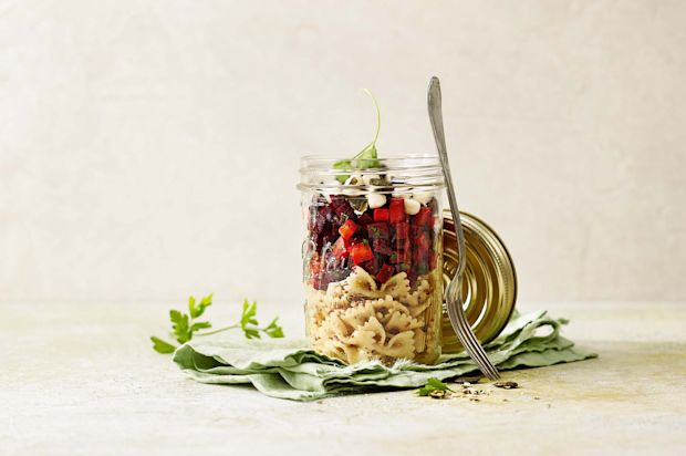 Winterlicher Pastasalat