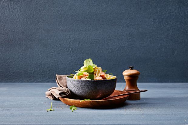 Gnocchetti mit mariniertem Zitronen-Vanille-Lachs