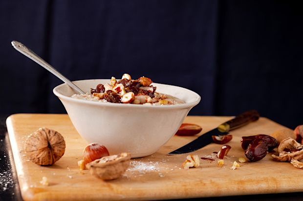 Hafer-Nuss-Porridge