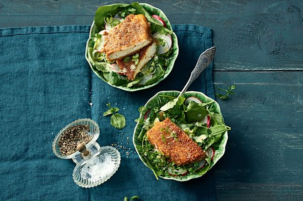Fruhlingskrauter Radieschen Salat Mit Fisch Annemarie Wildeisens Kochen