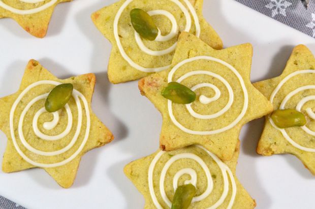 Weisse Schoko Pistazien Guetzli