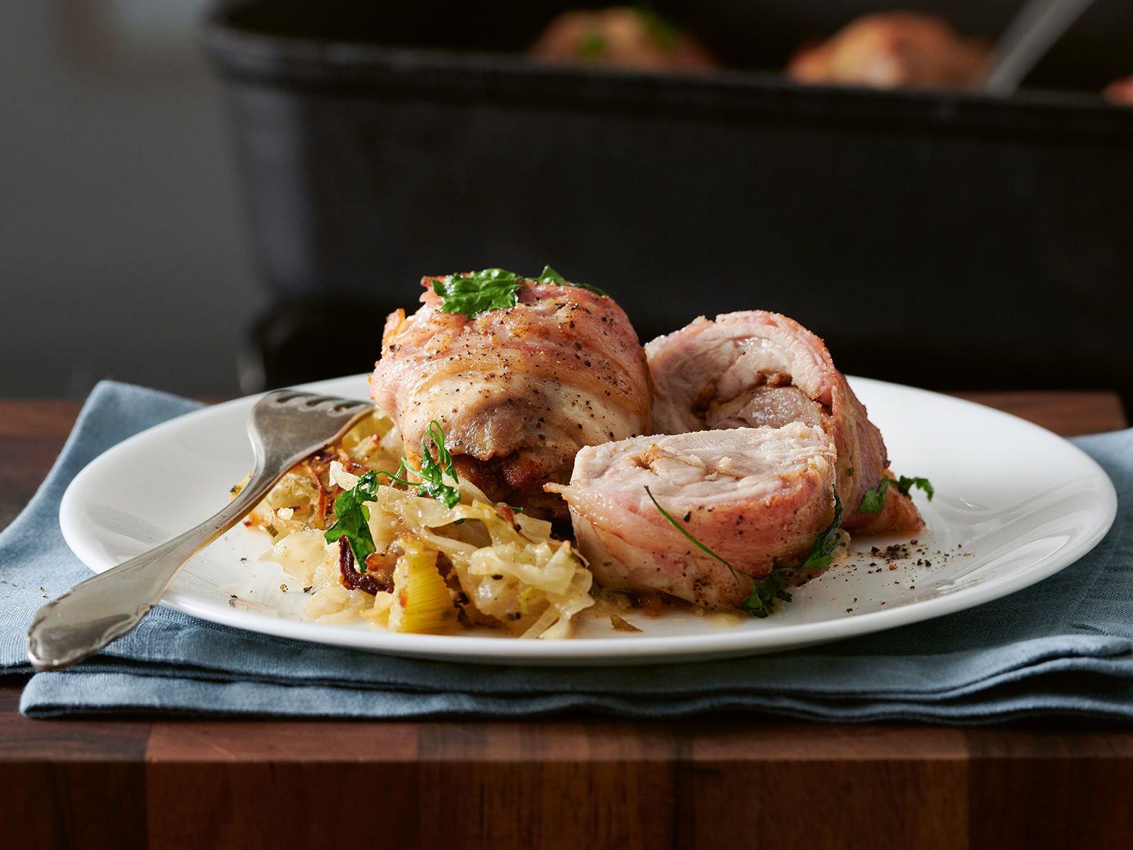 Gebackener Käse-Kräuter-Fenchel mit Poulet - Annemarie Wildeisens KOCHEN