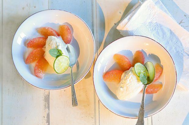 Limetten-Ingwer-Mousse