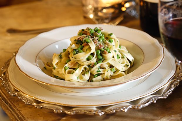 Tagliolini con bisi