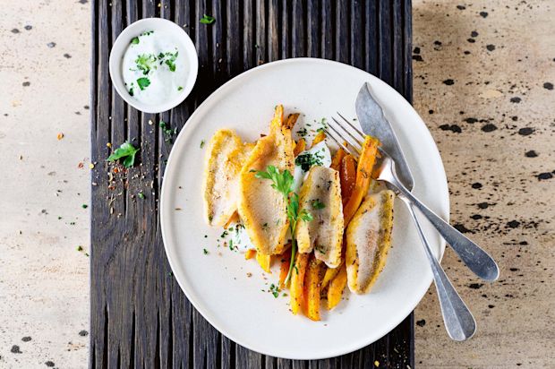 Würzige Ofen-Rüebli mit Eglifilets