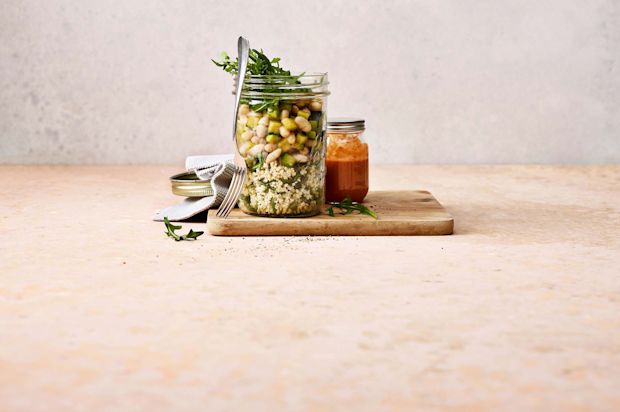 Hirse-Gemüse-Salat