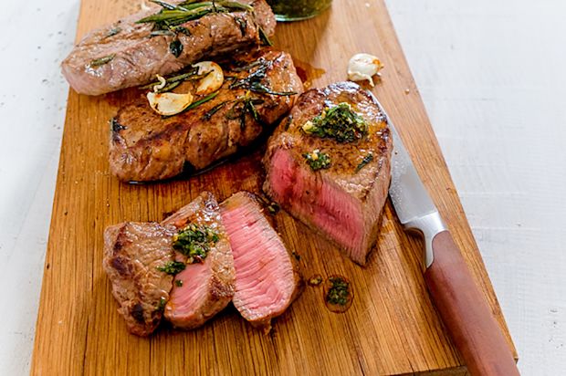 Huftsteaks mit Chimichurri
