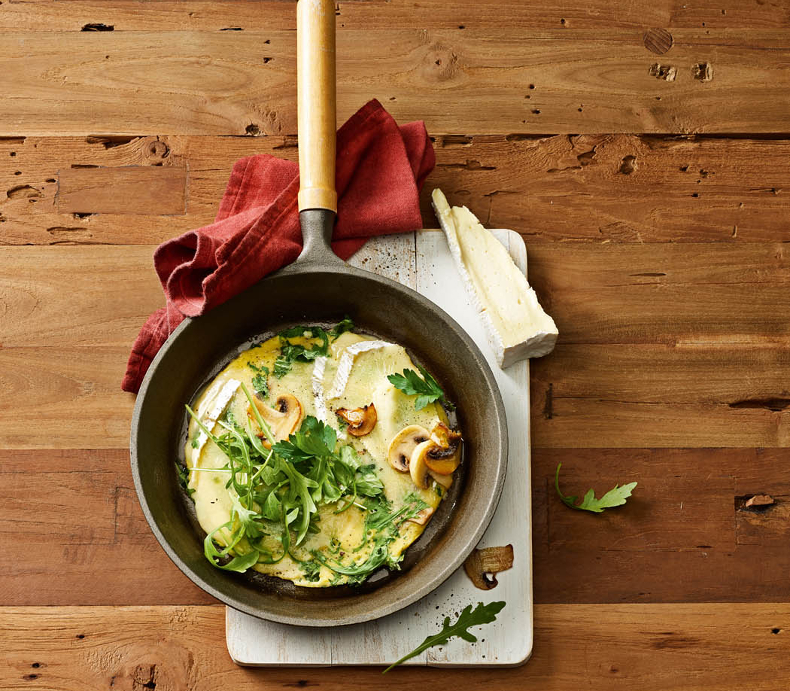 Pilz Rucola Omelette Mit Brie Annemarie Wildeisens Kochen