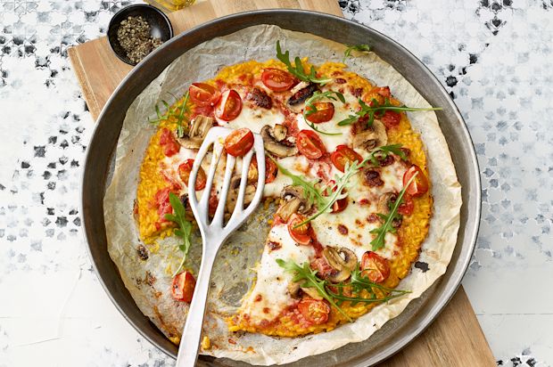 Risotto-Pizza