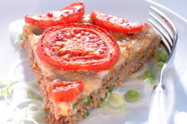 Hackfleisch-Tarte mit Tomaten