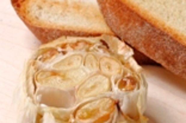 Gebackener Knoblauch