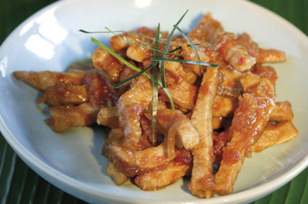Süss-saures Schweinefleisch