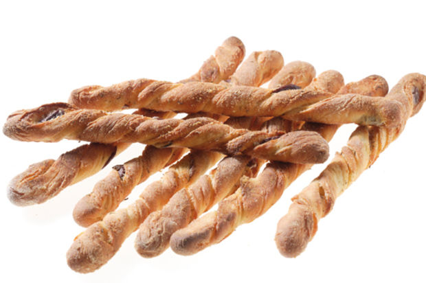 Mini-Baguettes mit Oliven und Käse
