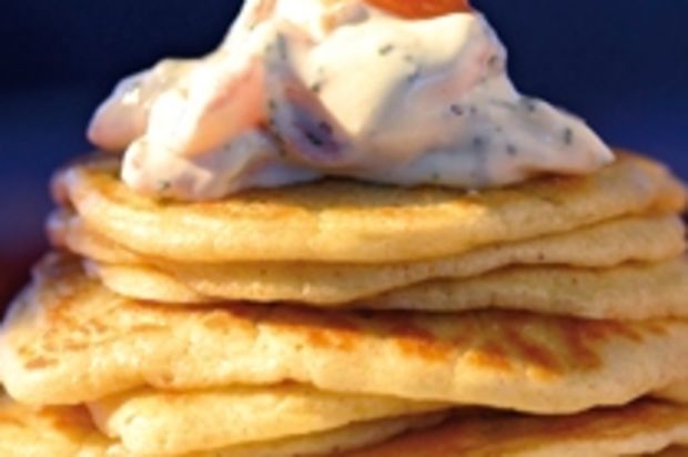 Blinis mit Rauchlachs
