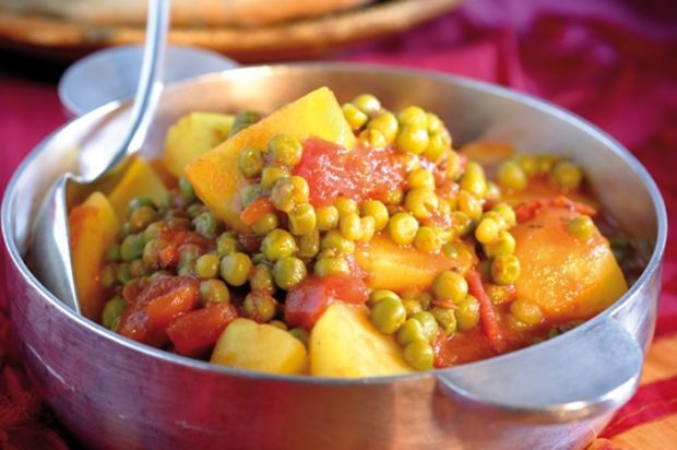 Kartoffel-Erbsen-Curry