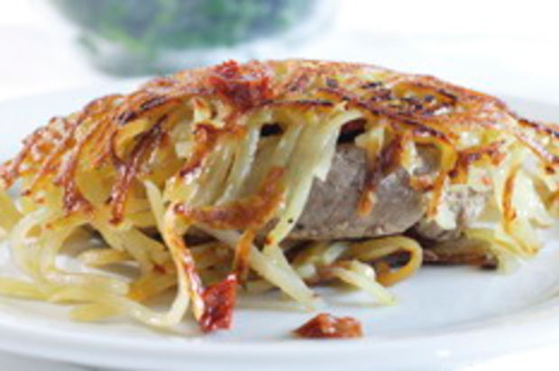 Rindsfiletmedaillons in der Röstikruste