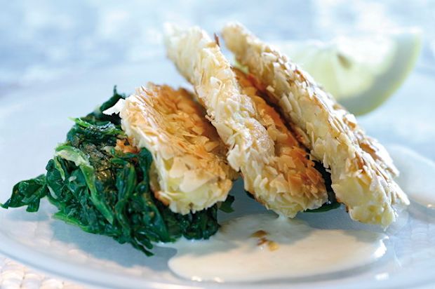 Eglifilets in der Mandelhülle