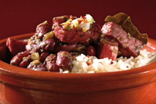 Red Beans 'n' Rice – Rotes Bohnenragout mit Reis