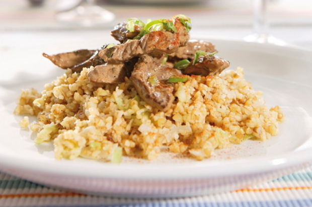 Rindshuftstreifen an Marsalasauce