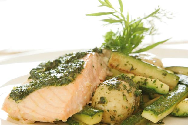 Kräuter-Lachs aus dem Ofen