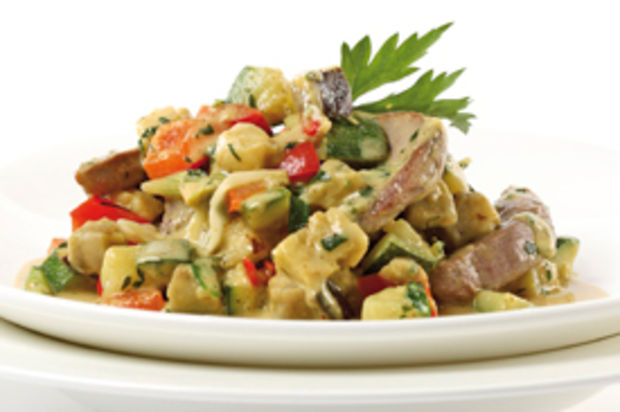 Enten-Curry mit Gemüse
