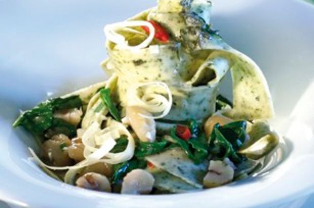 Marroni-Spinat-Pasta