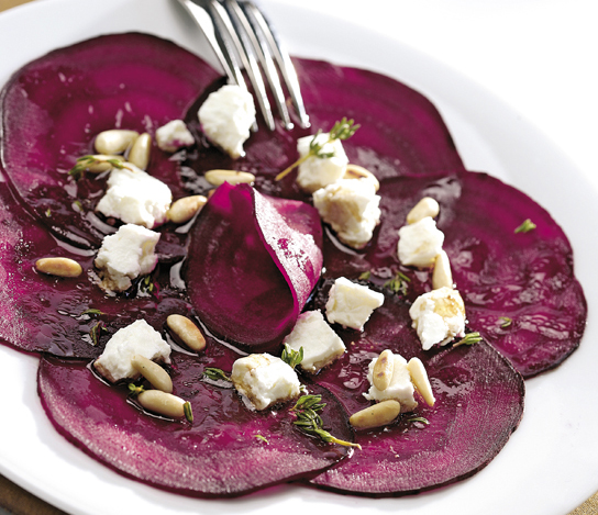 Carpaccio von gebackenen Randen - Annemarie Wildeisens KOCHEN