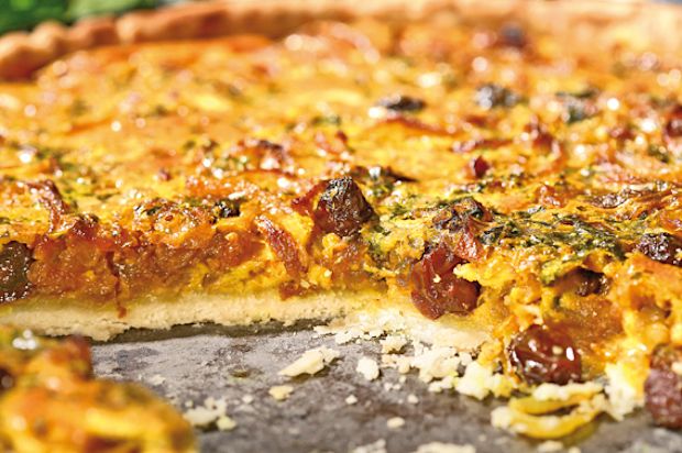 Zwiebel-Curry-Tarte