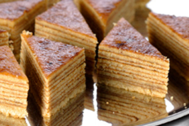 Baumkuchen mit Lebkuchengewürz