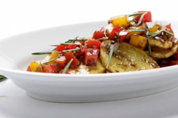 Salat von Ofenkartoffeln