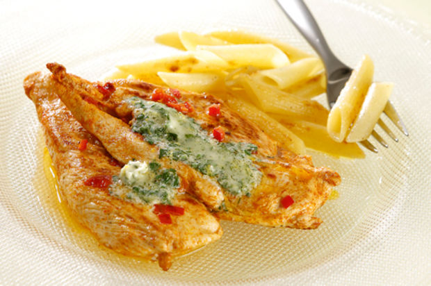 Marinierte Pouletschnitzel mit Zitronenbutter