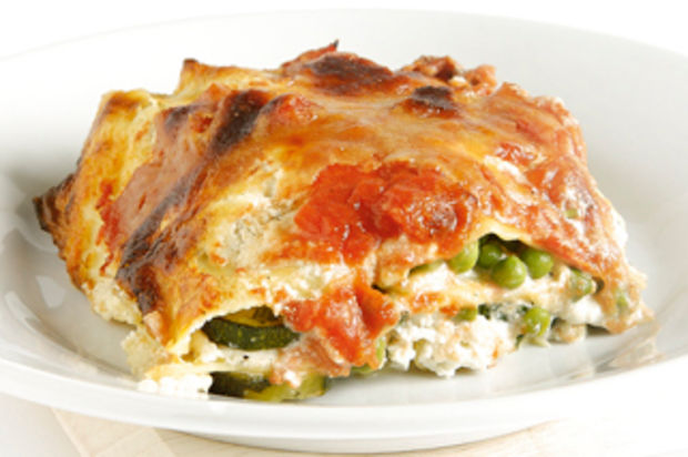 Frühlingsgemüse-Lasagne
