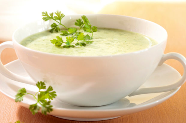 Kohlrabi-Kerbel-Suppe