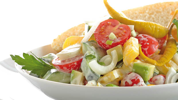 Sommerlicher Gemusesalat Annemarie Wildeisens Kochen 