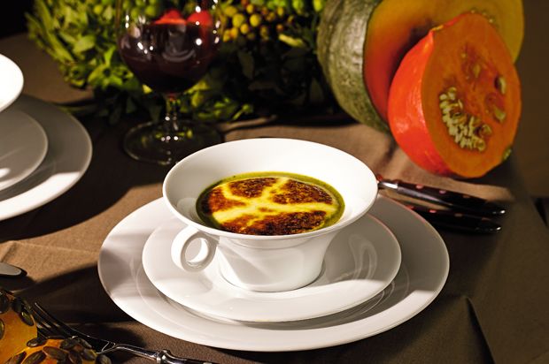 Überbackene Zucchettisuppe