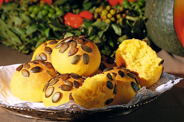 Kürbisbrötchen