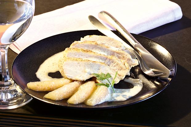 Pouletbrüstchen an Grapefruitsauce