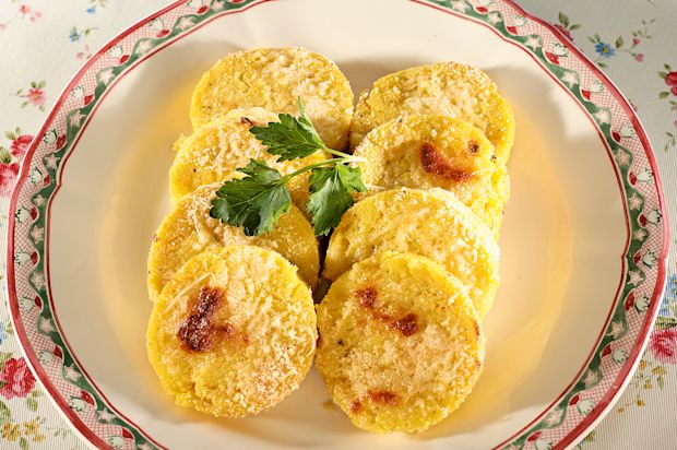 Überbackene Maisgnocchi