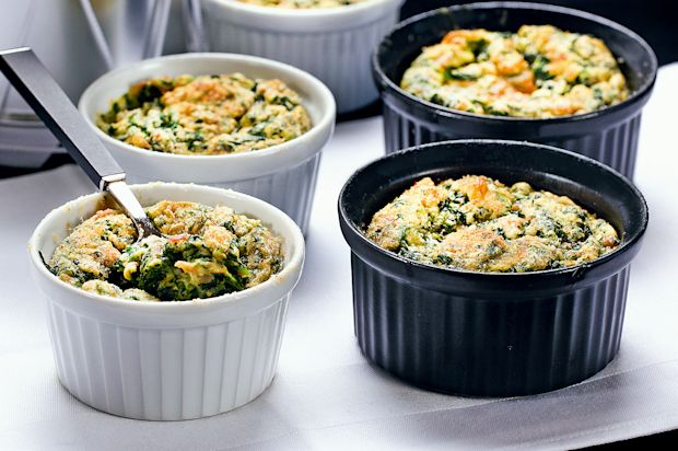 Spinat-Timbale