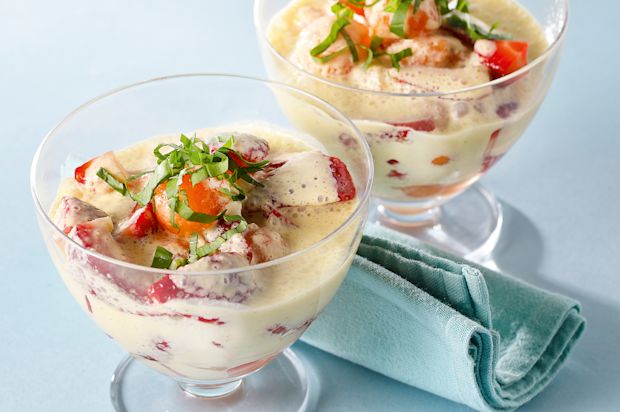 Melonen-Erdbeer-Suppe