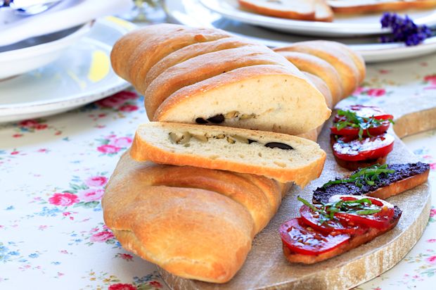 Fougasse - Olivenbrot