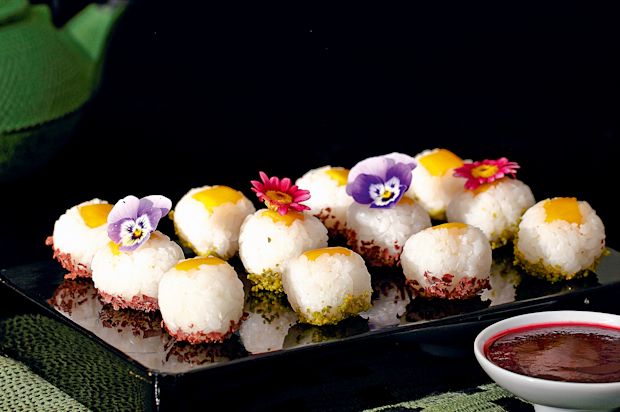 Süsse Temari mit Mango