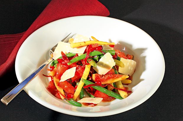 Herbstlicher Bohnensalat