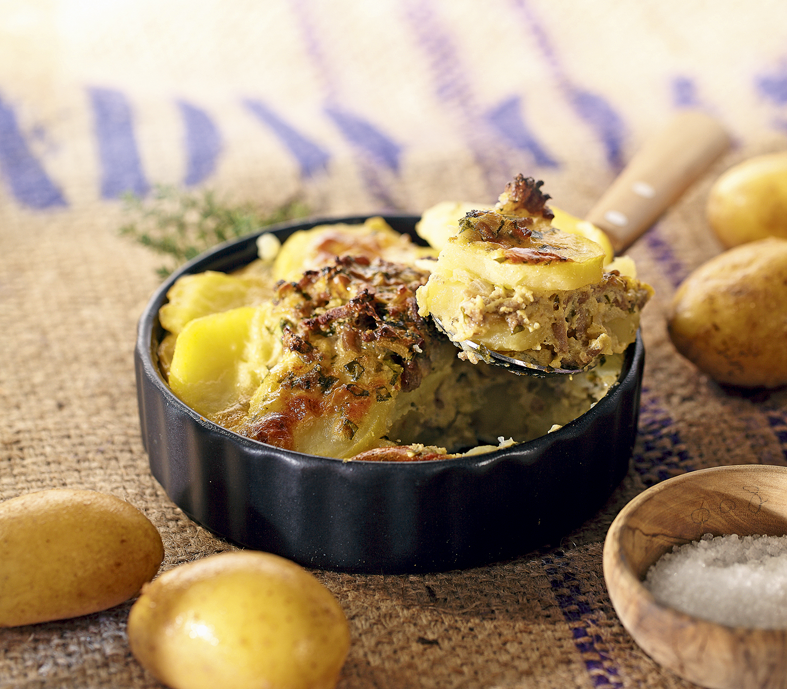 Kartoffelgratin mit Hackfleisch und Quark - Annemarie Wildeisens KOCHEN