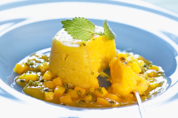Mango-Griessköpfli