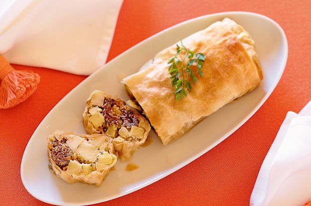 Kartoffelstrudel mit Morcheln