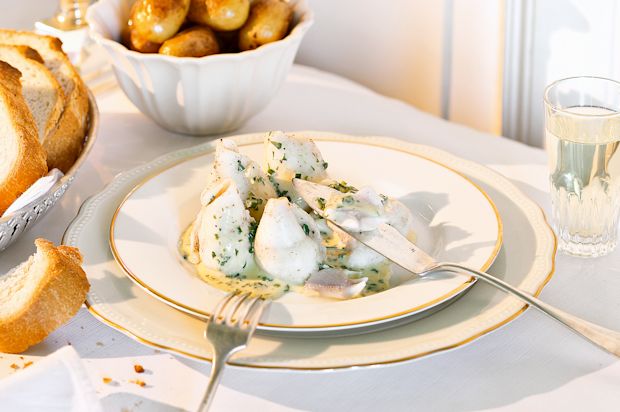 Eglifilets an Kräutersauce