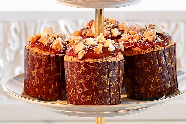 Haselnuss-Caramel-Muffins