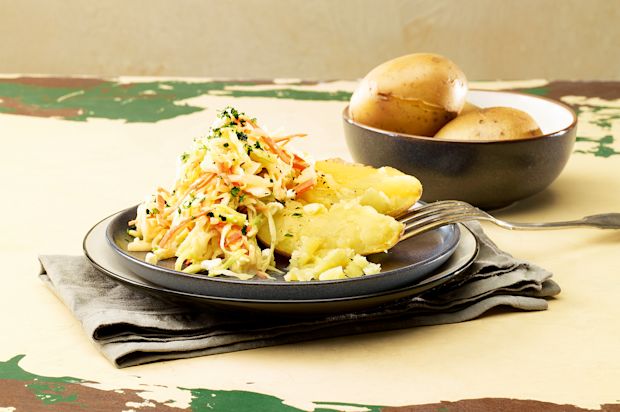 Kabissalat mit Rüebli und Feta