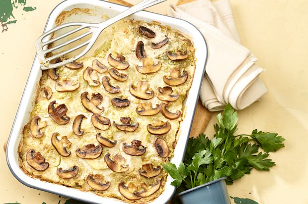 Wirz-Lasagne mit Pilzen